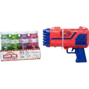 Charms Blow Pop Scented Bubble Blaster Gun with 4 Pack Scented Bubbles Set NEW